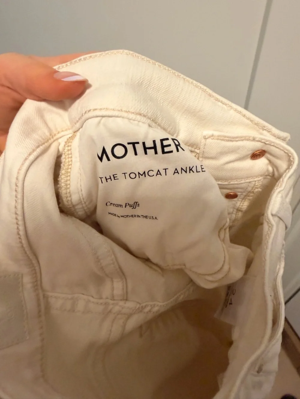 MOTHER THE TOMCAT ANKLE - CREAM PUFFS